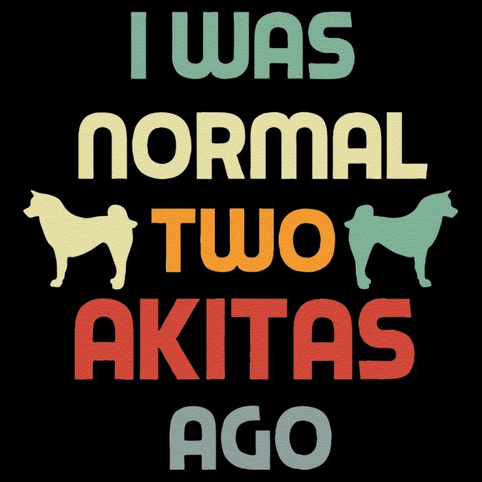 Retro Dog Mom Women Funny Akita Lover Owner Women's V-Neck T-Shirt