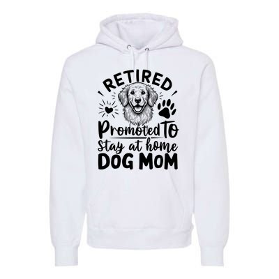 Retired Dog Mom Premium Hoodie