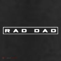 RAD DAD Minimal Logo Fathers Day 11oz C Handle Ceramic Mug
