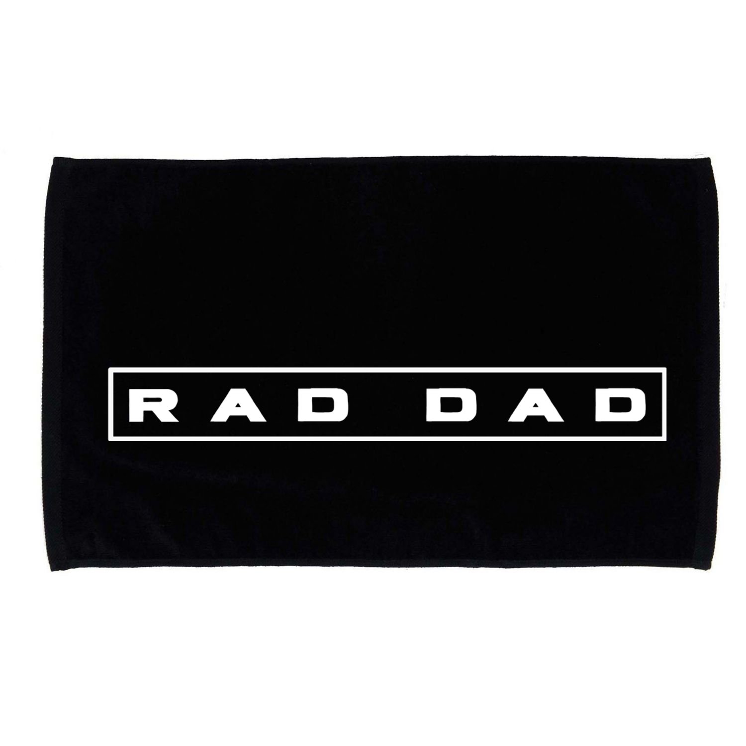 RAD DAD Minimal Logo Fathers Day Microfiber Hand Towel