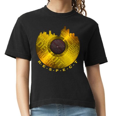 Respect Detroit Motown Respec Comfort Colors Boxy T-Shirt