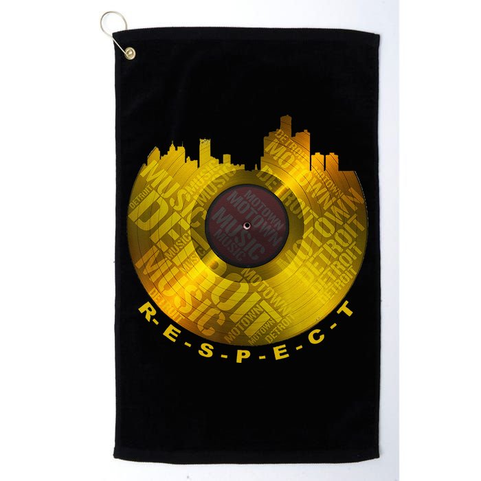 Respect Detroit Motown Respec Golf Towel