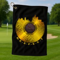 Respect Detroit Motown Respec Golf Towel