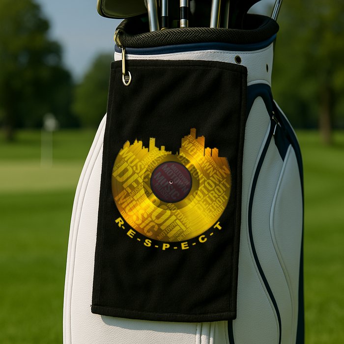 Respect Detroit Motown Respec Golf Towel
