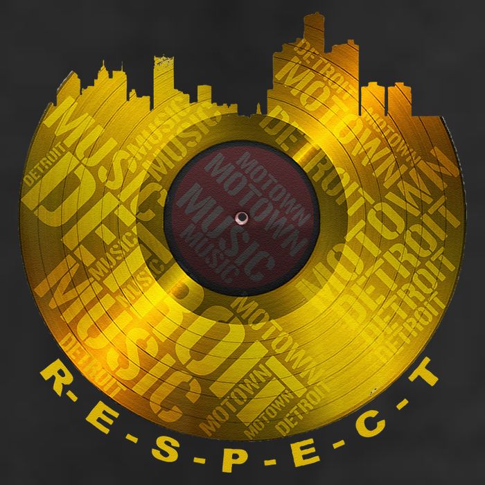 Respect Detroit Motown Respec Golf Towel