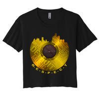Respect Detroit Motown Respec Women's Crop Top Tee
