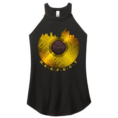 Respect Detroit Motown Respec Women's Perfect Tri Rocker Tank