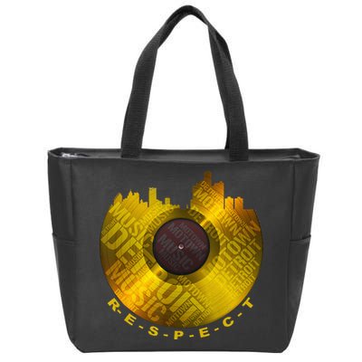 Respect Detroit Motown Respec Zip Tote Bag