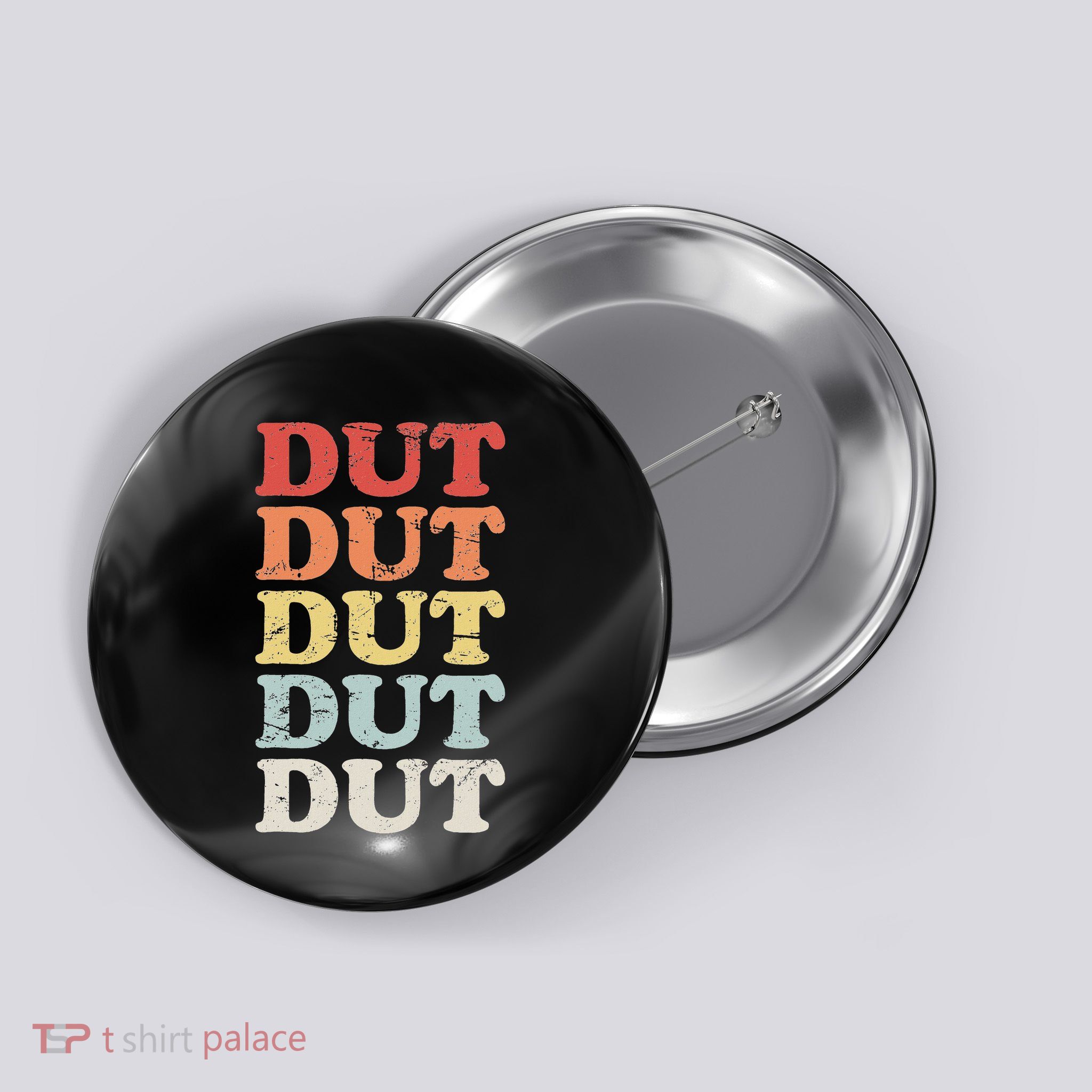 Retro Dut Marching Band Percussion Button