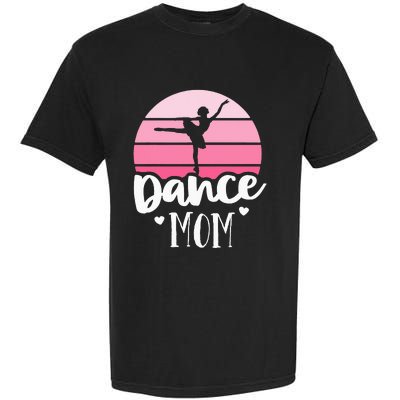 Retro Dance Mom Vintage Pink Ballerina Ballet Dancer Garment-Dyed Heavyweight T-Shirt