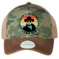 Retro Don't Make Me Send RIP Legacy Tie Dye Trucker Hat
