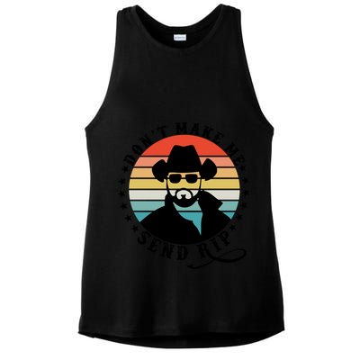 Retro Don't Make Me Send RIP Ladies PosiCharge Tri-Blend Wicking Tank