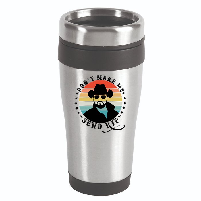 Retro Don't Make Me Send RIP 16oz Travel Tumbler