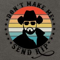Retro Don't Make Me Send RIP Cotton Canvas Backpack