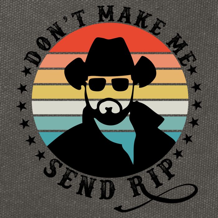 Retro Don't Make Me Send RIP Cotton Canvas Backpack
