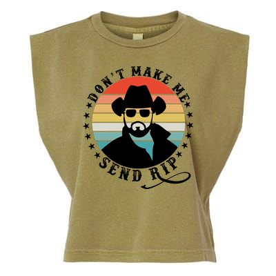 Retro Don't Make Me Send RIP Garment-Dyed Women's Muscle Tee