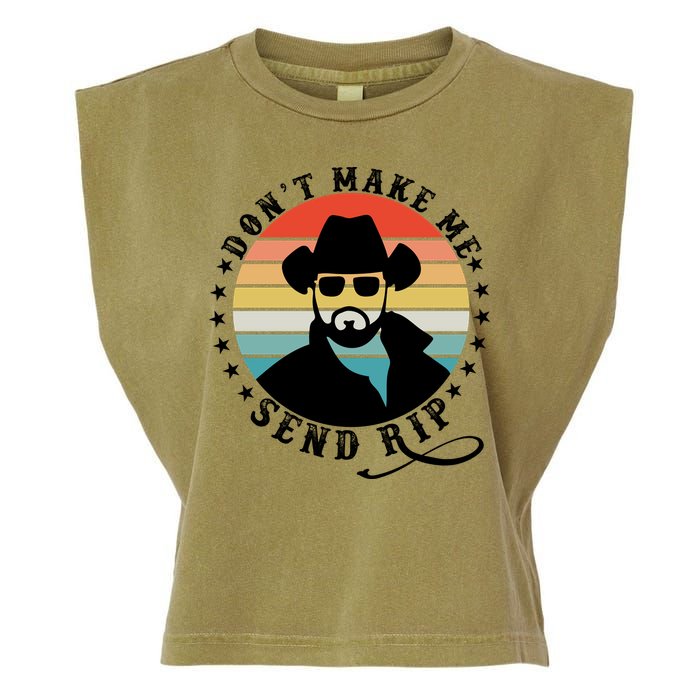Retro Don't Make Me Send RIP Garment-Dyed Women's Muscle Tee