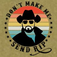 Retro Don't Make Me Send RIP Garment-Dyed Women's Muscle Tee