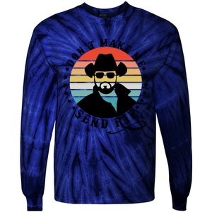 Retro Don't Make Me Send RIP Tie-Dye Long Sleeve Shirt