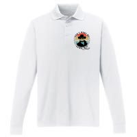 Retro Don't Make Me Send RIP Performance Long Sleeve Polo