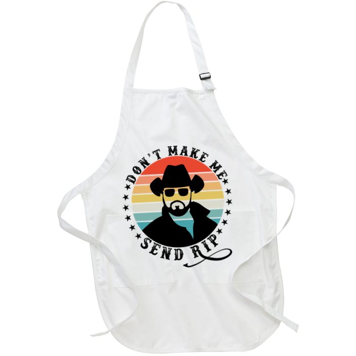 Retro Don't Make Me Send RIP Apron