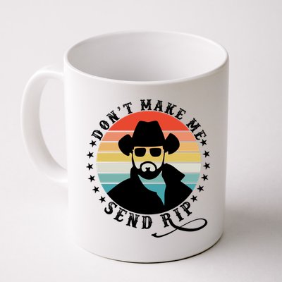 Retro Don't Make Me Send RIP Mug