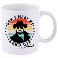Retro Don't Make Me Send RIP 11oz C Handle Ceramic Mug
