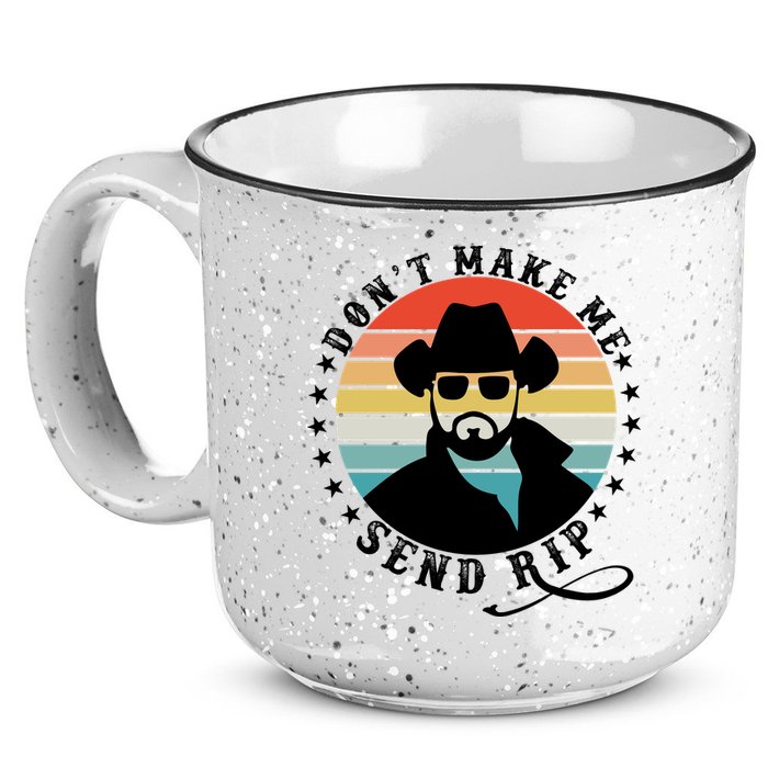Retro Don't Make Me Send RIP 15oz Campfire Ceramic Mug