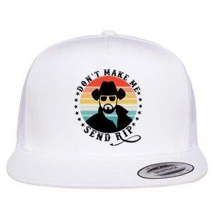 Retro Don't Make Me Send RIP Flat Bill Trucker Hat