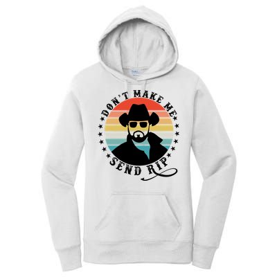 Retro Don't Make Me Send RIP Women's Pullover Hoodie