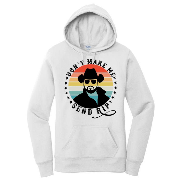 Retro Don't Make Me Send RIP Women's Pullover Hoodie