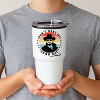 Retro Don't Make Me Send RIP Tumbler