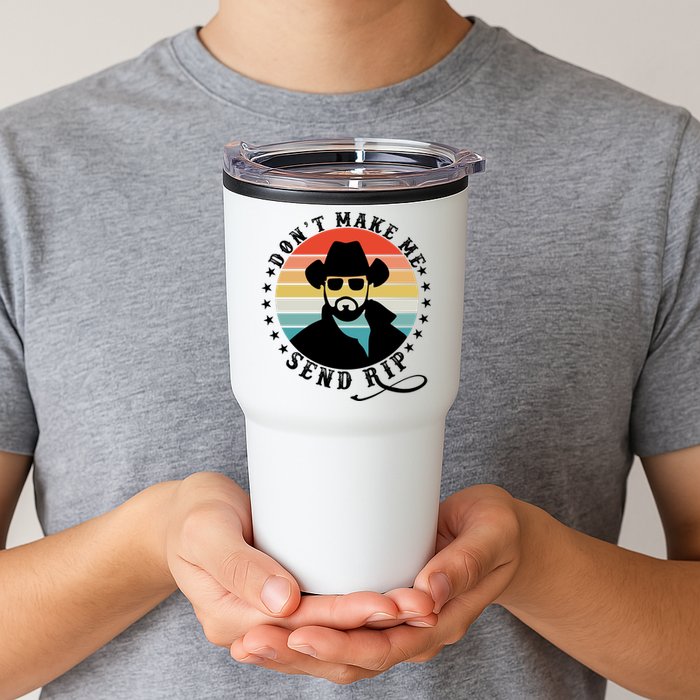 Retro Don't Make Me Send RIP Tumbler