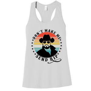 Retro Don't Make Me Send RIP Women's Racerback Tank