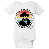 Retro Don't Make Me Send RIP Baby Bodysuit