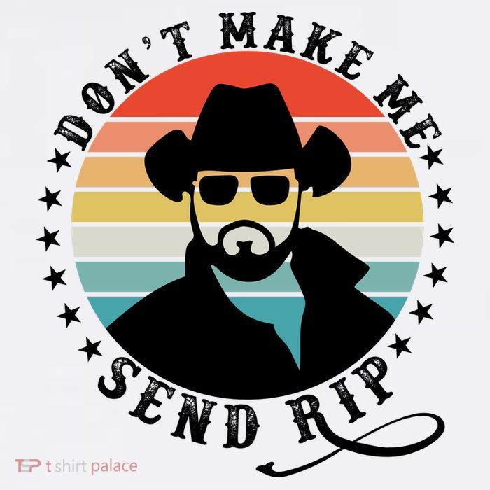 Retro Don't Make Me Send RIP Golf Towel