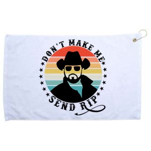 Retro Don't Make Me Send RIP Grommeted Golf Towel