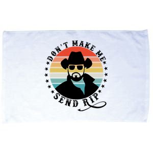 Retro Don't Make Me Send RIP Microfiber Hand Towel