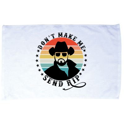 Retro Don't Make Me Send RIP Microfiber Hand Towel