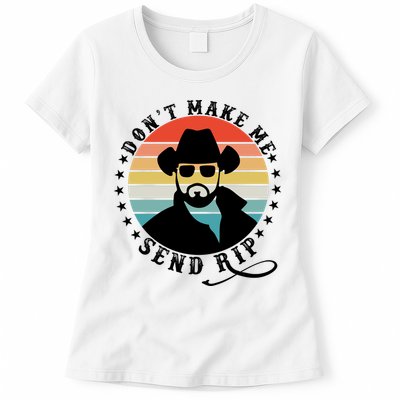 Retro Don't Make Me Send RIP Womens T-Shirt