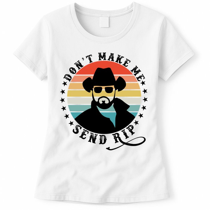 Retro Don't Make Me Send RIP Womens T-Shirt