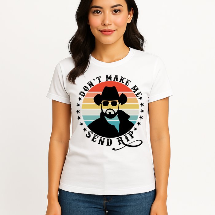 Retro Don't Make Me Send RIP Womens T-Shirt