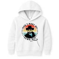 Retro Don't Make Me Send RIP Kids Hoodie