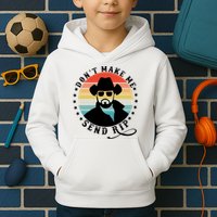 Retro Don't Make Me Send RIP Kids Hoodie