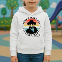 Retro Don't Make Me Send RIP Kids Hoodie