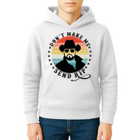 Retro Don't Make Me Send RIP Kids Hoodie
