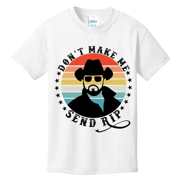 Retro Don't Make Me Send RIP Kids T-Shirt