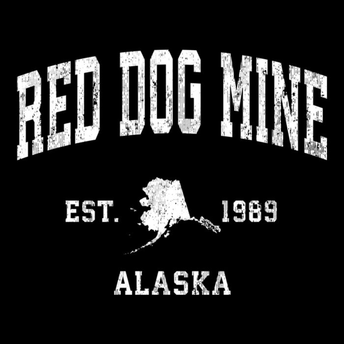Red Dog Mine Alaska Ak Vintage Athletic Sports Button