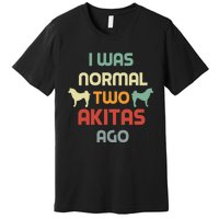 Retro Dog Mom  Akita Lover Owner Premium T-Shirt