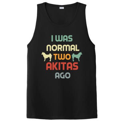 Retro Dog Mom  Akita Lover Owner PosiCharge Competitor Tank